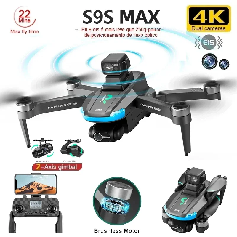 NEW S9S MAX MINI Drone 4K 2-Ax - Rc Helicopter Mini ulasan dan harga