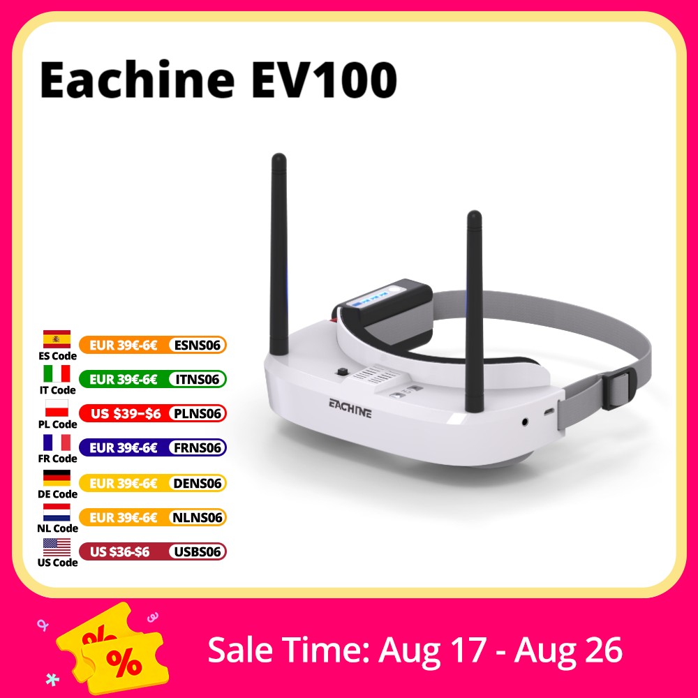 Eachine EV100 720*540 5.8G 72C - Rc Helicopter Case ulasan dan harga